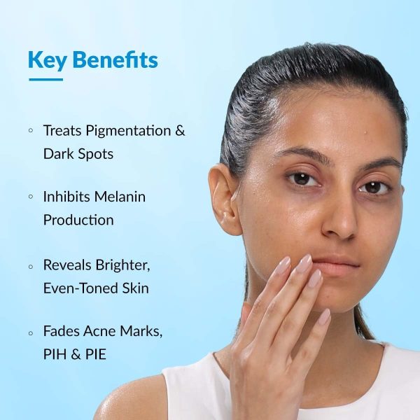 ⁦Fixderma Skarfix-TX Face Serum with 4% Kojic Acid, 4% Niacinamide Serum, 3% Tranexamic Acid & 2% Alpha Arbutin | Treats Hyper Pigmentation & Melasma | Reduce Acne Spots | brightening the Skin - 30Ml⁩ - الصورة ⁦3⁩