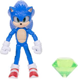 Sonic 3 Movie - 5" Figures: Sonic with Emerald Wave 3