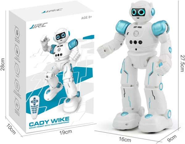 ⁦Arabest RC Robot for Kids - Rechargeable Intelligent Programmable Robot With Infrared Controller, Remote Control, Gesture Sensing, Interactive Walking, Singing and Dancing⁩ - الصورة ⁦7⁩