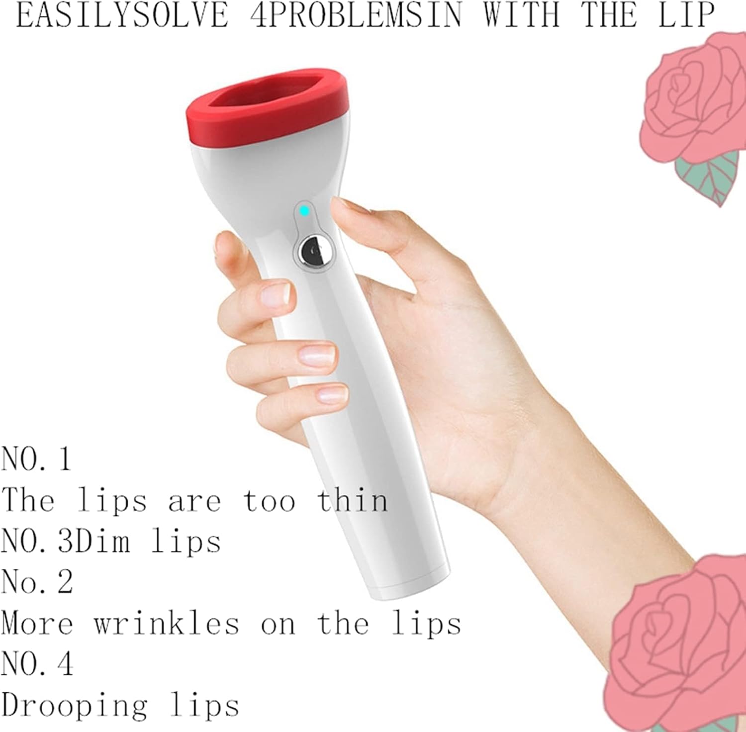 NALACAL 2023 New Women'S Electric Lip Plumper, The Best Lip Plumper Tool, Smooth Lip Wrinkles, Lip Tool Instrument Plumper For Women Girl, Usb Charging Lip Plumping Machine Lip Care Tool, Red 4 NALACAL 2023 New Women'S Electric Lip Plumper, The Best Lip Plumper Tool, Smooth Lip Wrinkles, Lip Tool Instrument Plumper For Women Girl, Usb Charging Lip Plumping Machine Lip Care Tool, Red - الصورة 4