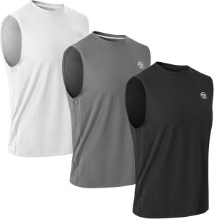 MEETWEE Sports Shirt Men's Running Shirt Short Sleeve Mesh Functional Shirt Breathable Quick-Drying Sports Gym Shirt Training Shirt for Men Summer