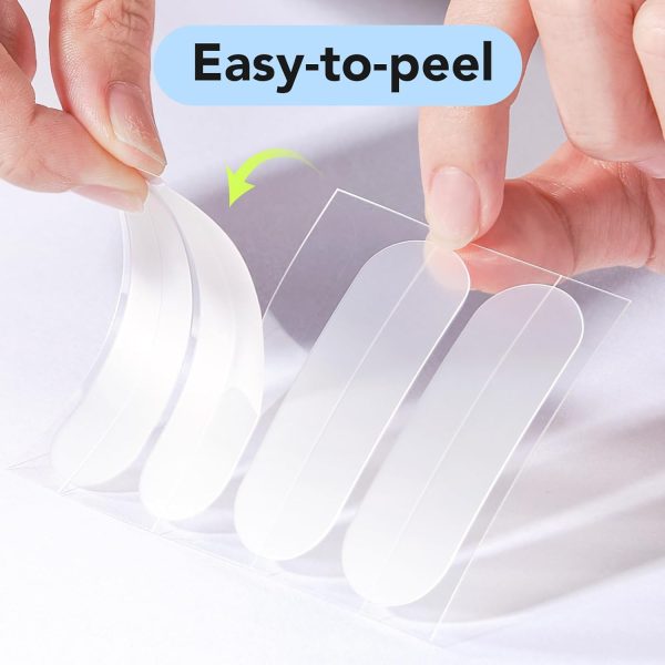 ⁦LitBear Large Pimple Patches (7 Sizes 112 Counts), Big Acne Patches, XL Hydrocolloid Bandages for Full Face, Forehead, Chin, Nose, Body, Back, Neck & Chest, Oval, Moon, Square hydrocolloid Patch⁩ - الصورة ⁦7⁩