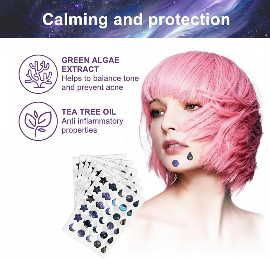 رقع بثور على شكل نجوم، 180 رقعة بثرة للوجه، رقع حب الشباب الغروانية المائية، رقع البثور والنجوم، رقع زيت لزيتس والعيوب والكسر، مقاومة للماء وجيدة التهوية للبشرة المعرضة لحب الشباب 3 رقع بثور على شكل نجوم، 180 رقعة بثرة للوجه، رقع حب الشباب الغروانية المائية، رقع البثور والنجوم، رقع زيت لزيتس والعيوب والكسر، مقاومة للماء وجيدة التهوية للبشرة المعرضة لحب الشباب - الصورة 3