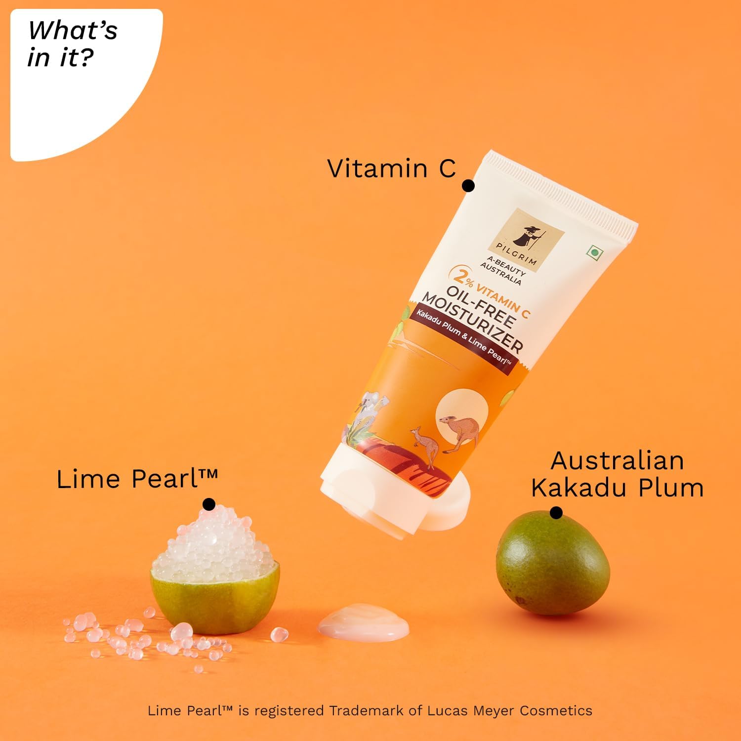 Pilgrim Australian 2% Vitamin C Oil free Moisturizer for oily & acne prone skin with Kakadu Plum & Lime Pearl™ | Vitamin C Moisturizer for Face | Moisturiser for dry skin | Women & Men | 50 gm 4 Pilgrim Australian 2% Vitamin C Oil free Moisturizer for oily & acne prone skin with Kakadu Plum & Lime Pearl™ | Vitamin C Moisturizer for Face | Moisturiser for dry skin | Women & Men | 50 gm - الصورة 4