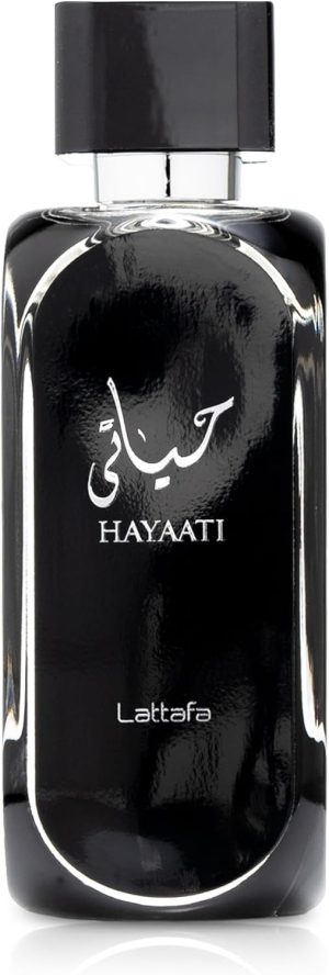 Lattafa Hayaati Black Long Lasting Unisex Liquid Eau De Parfum Spray, 100ml