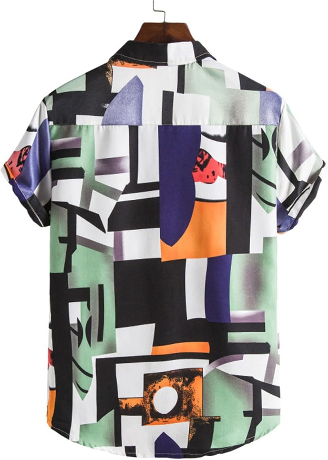 تي شيرتات رجالي من Hot BODY مطبوع عليها تي شيرتات صيفية بأكمام قصيرة ورقبة مطوية بأزرار عادية على الشاطئ (مقاس XXXL) 2 تي شيرتات رجالي من Hot BODY مطبوع عليها تي شيرتات صيفية بأكمام قصيرة ورقبة مطوية بأزرار عادية على الشاطئ (مقاس XXXL) - الصورة 2