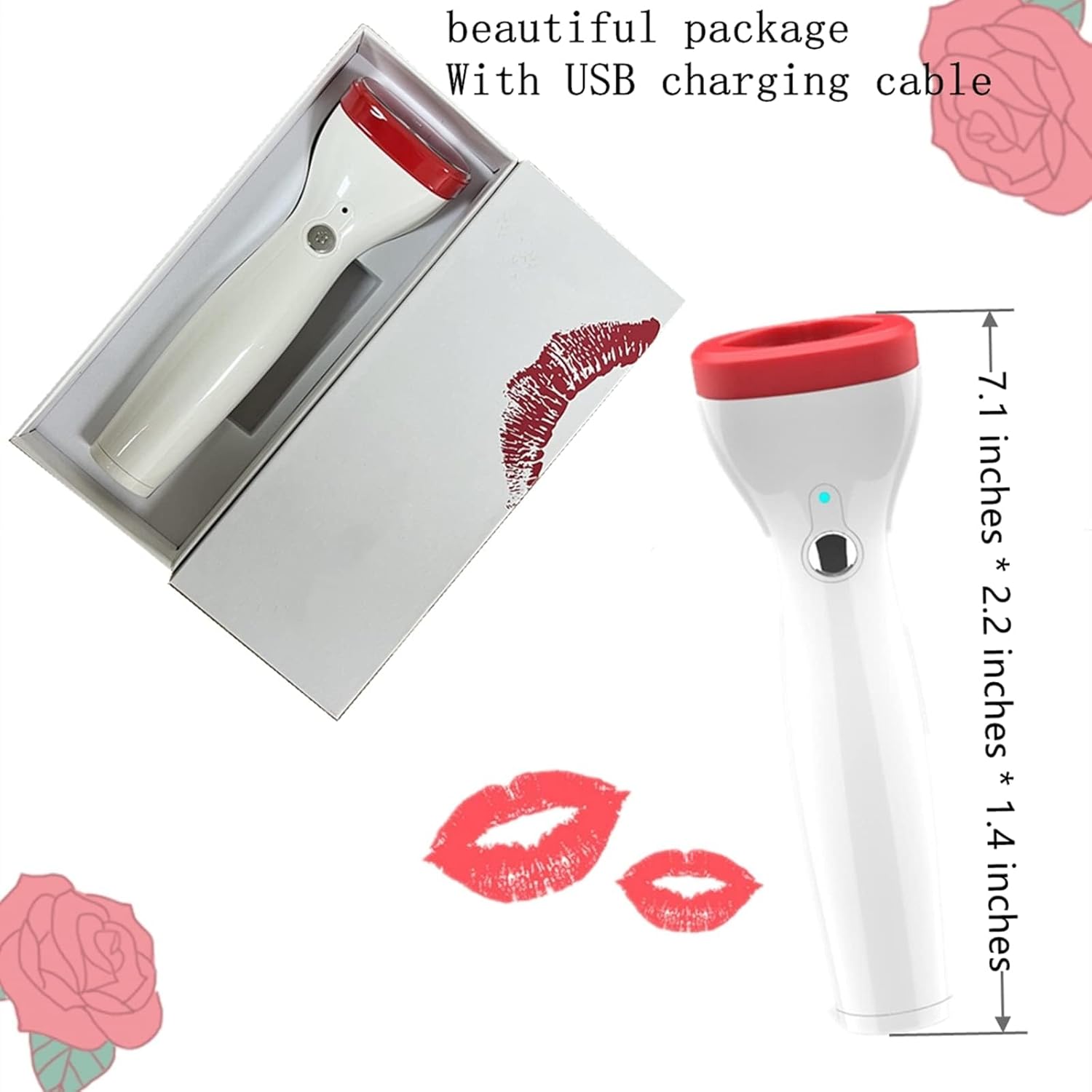 NALACAL 2023 New Women'S Electric Lip Plumper, The Best Lip Plumper Tool, Smooth Lip Wrinkles, Lip Tool Instrument Plumper For Women Girl, Usb Charging Lip Plumping Machine Lip Care Tool, Red 5 NALACAL 2023 New Women'S Electric Lip Plumper, The Best Lip Plumper Tool, Smooth Lip Wrinkles, Lip Tool Instrument Plumper For Women Girl, Usb Charging Lip Plumping Machine Lip Care Tool, Red - الصورة 5