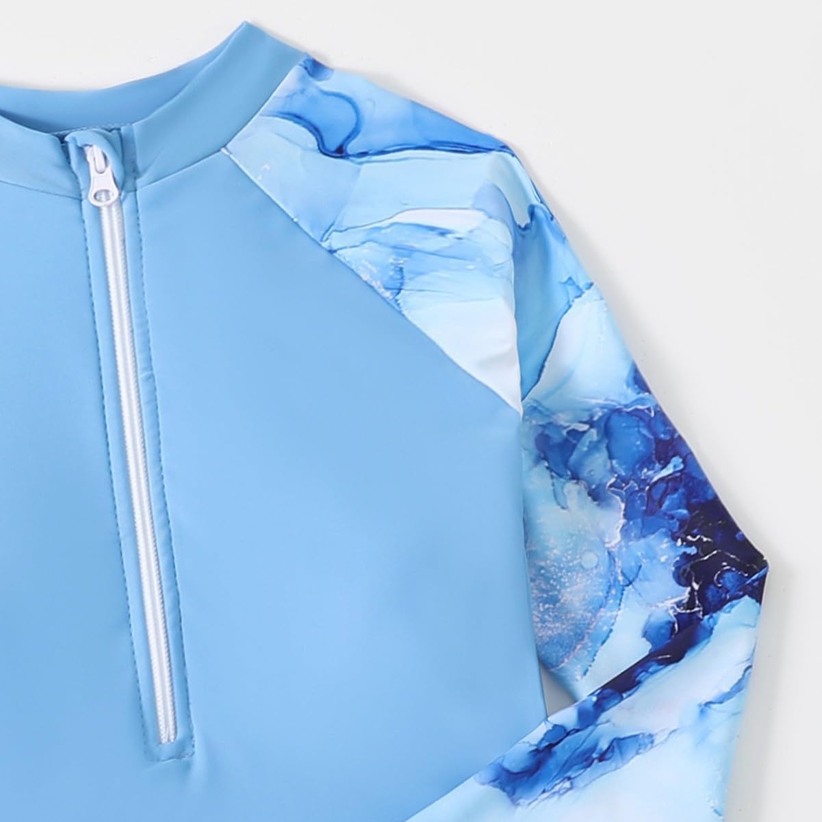 Sthxyfaith 3-Piece Girls Modest Muslim Swimsuit Separates Set, Long Sleeve Rash Guard with Leggings,Full Coverage Swimwear UPF 50+ 3 Sthxyfaith 3-Piece Girls Modest Muslim Swimsuit Separates Set, Long Sleeve Rash Guard with Leggings,Full Coverage Swimwear UPF 50+ - الصورة 3