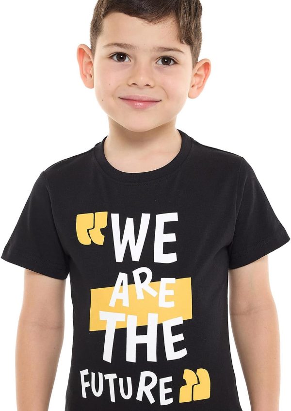 ⁦R&B Boys 325-0145KB192-1 Printed T-Shirt with Crew Neck and Short Sleeves⁩ - الصورة ⁦2⁩