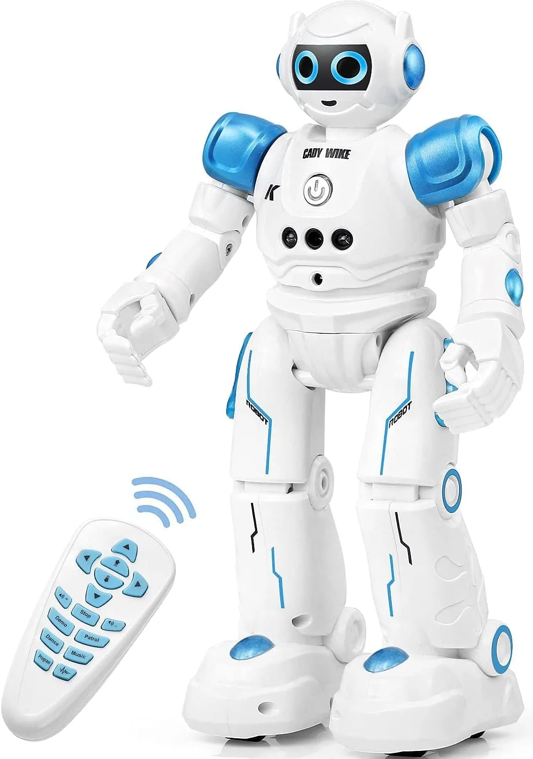 Arabest RC Robot for Kids - Rechargeable Intelligent Programmable Robot With Infrared Controller, Remote Control, Gesture Sensing, Interactive Walking, Singing and Dancing
