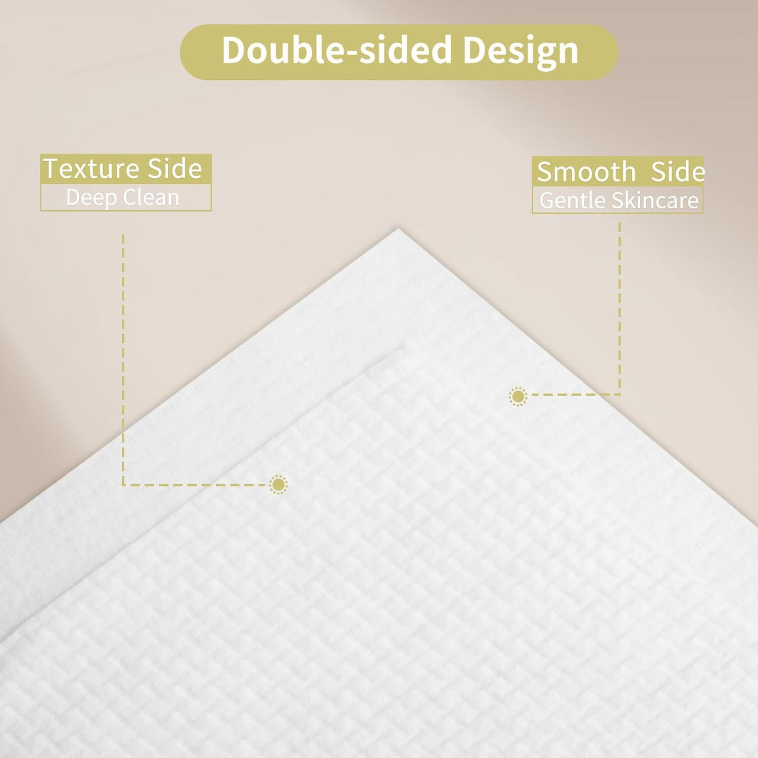 O2frepak Thick Face Towels,25x30cm Disposable Face Towelettes XL,Travel Portable,Ultra Soft Dry Makeup Removing Wipes for Sensitive and Baby Skin,50 Count (1 Pack) 4 O2frepak Thick Face Towels,25x30cm Disposable Face Towelettes XL,Travel Portable,Ultra Soft Dry Makeup Removing Wipes for Sensitive and Baby Skin,50 Count (1 Pack) - الصورة 4