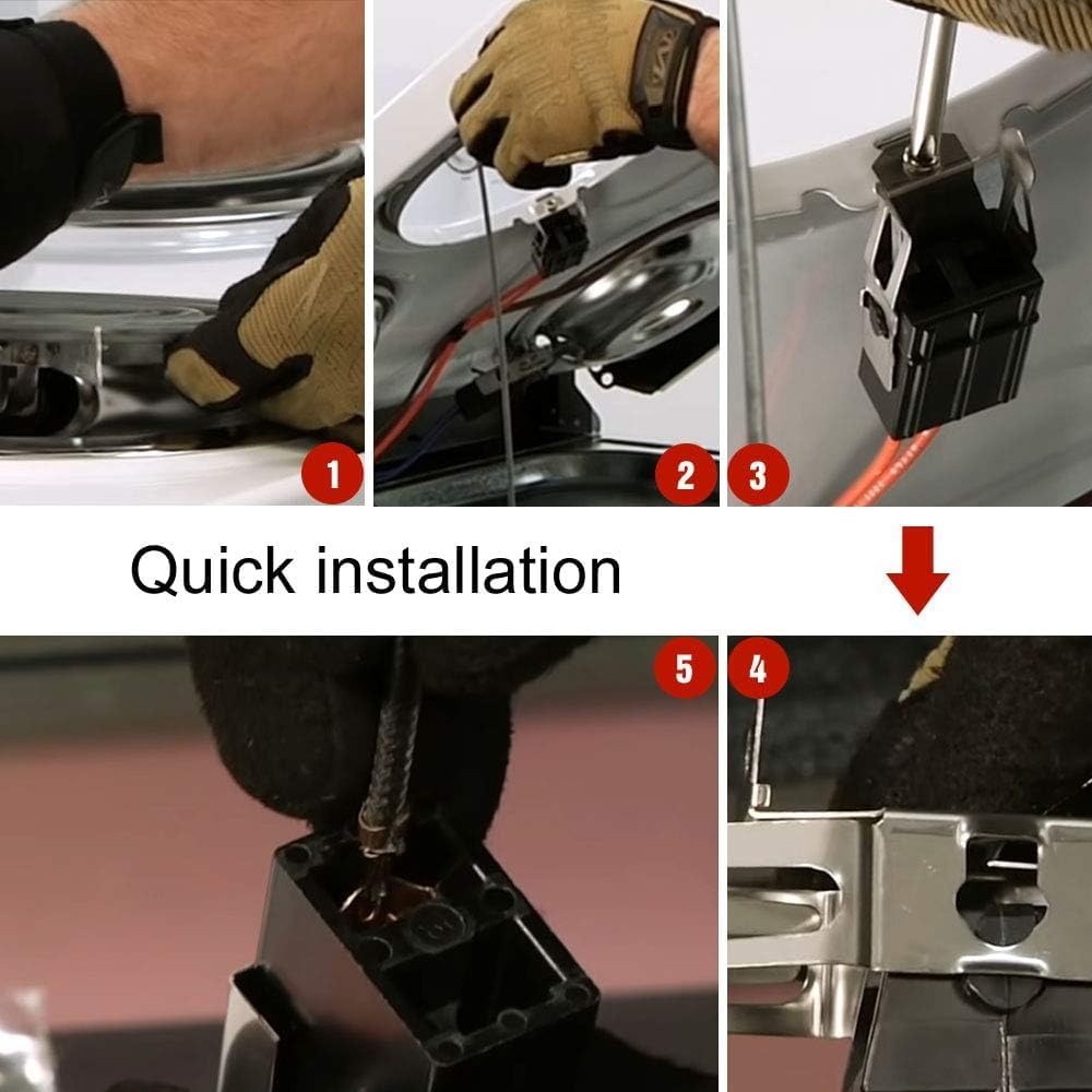 Excefore 330031 Range Burner Receptacle kit, 4 Pack Upgraded Appliance Replacement parts, Replacement for Range/Stove Replaces 814399, 5303935058, 5301167733 6 Excefore 330031 Range Burner Receptacle kit, 4 Pack Upgraded Appliance Replacement parts, Replacement for Range/Stove Replaces 814399, 5303935058, 5301167733 - الصورة 6