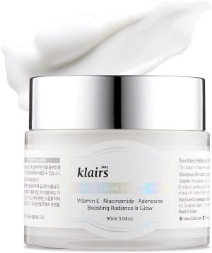 Klairs Freshly Juiced Vitamin E Mask Moisturizer Boost The Effect Vitamin C, Niacinamide, Adenosine (90ml, 3.04oz)