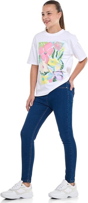 R&B Girls 125-0233TG342-4-Dark Blue Casual