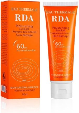 RDA Oh Thermal Moisturizing Cream SPF 60 for Dry and Sensitive Skin 2.7 oz