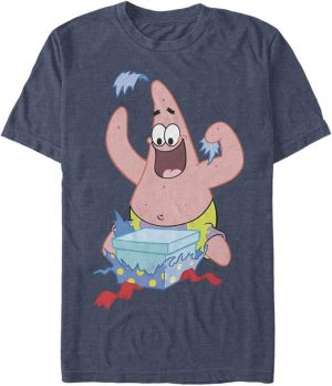 Nickelodeon mens Wrapper Patrick T-Shirt