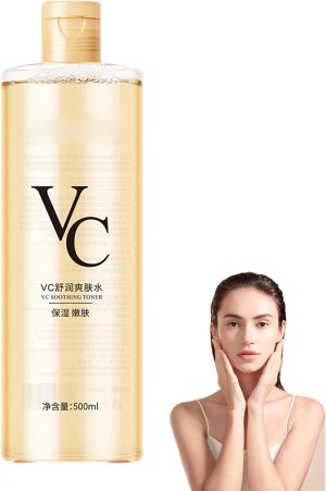 Vc Toner Intensive Brightening, Vitamin C Moisturizing Toner, Vc Toners, Refreshing Texture Easy To Absorb Leaving Skin Hydrated And Shiny (1PC)