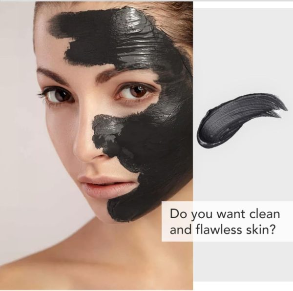 ⁦NOVOLAN Black Salt Facial Mask Deep Cleansing Peel-Off Mask 120ml, Detoxifies & Purifies, Clears Clogged Pores, Exfoliates Dead Skin Cells, Reduces Excess Oil, Enhances Absorption of Skincare Products⁩ - الصورة ⁦2⁩