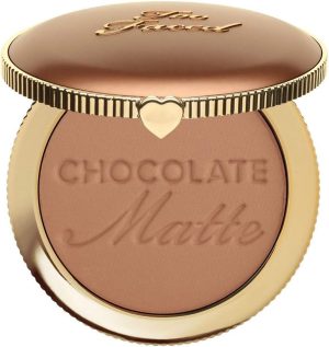 Too Faced Chocolate Soleil Matte Bronzer | Long Lasting + Cruelty Free, 0.28 oz., Chocolate Soleil