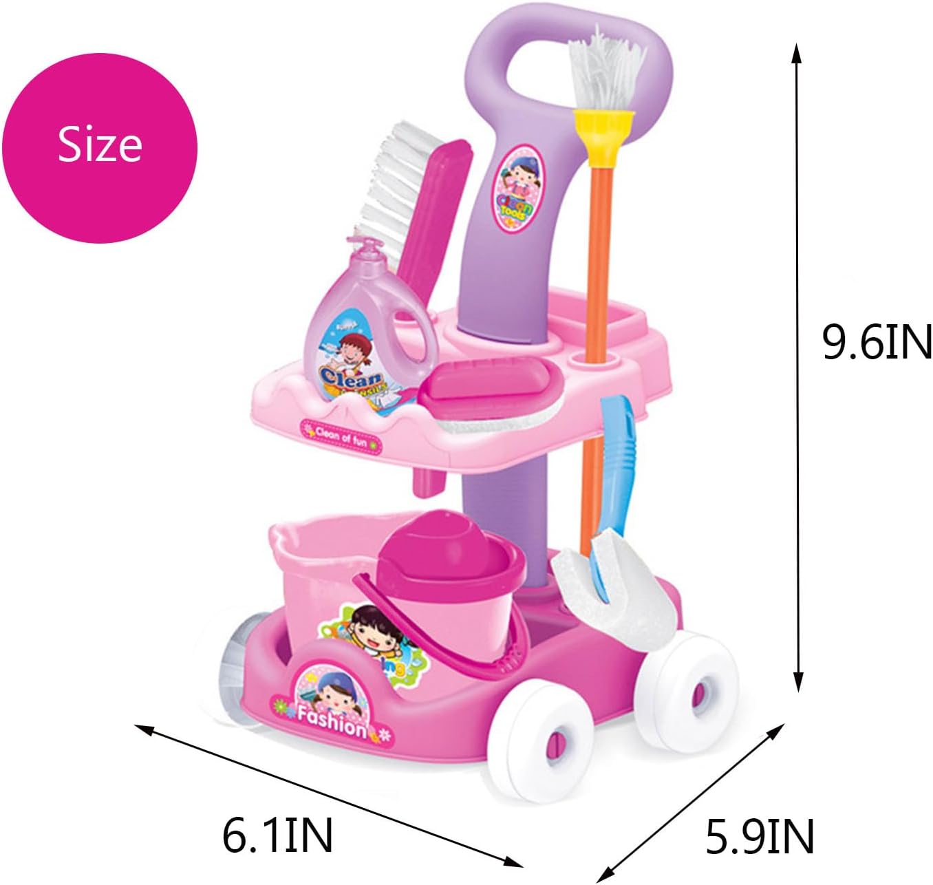 لعبة تنظيف على شكل سيارة للأطفال، ألعاب تنظيف منزل الأطفال للعب التظاهري، هدية عيد ميلاد للبنات والأولاد 2 لعبة تنظيف على شكل سيارة للأطفال، ألعاب تنظيف منزل الأطفال للعب التظاهري، هدية عيد ميلاد للبنات والأولاد - الصورة 2