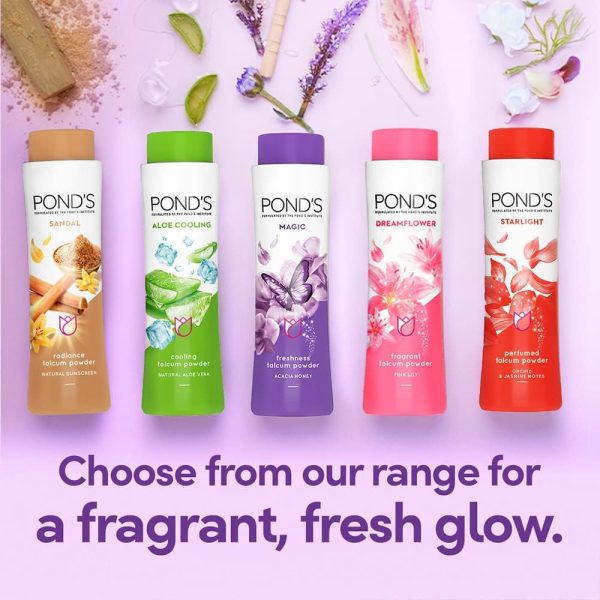 ⁦POND'S Magic Freshness Talc with Acacia Honey|| 100 g⁩ - الصورة ⁦6⁩