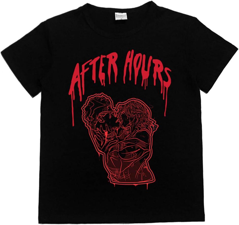 xiangzhai The Weeknd In Your Eyes Print Classic T-Shirt Short Sleeve Tee Top for Men Women Teens Youth 1 xiangzhai The Weeknd In Your Eyes Print Classic T-Shirt Short Sleeve Tee Top for Men Women Teens Youth