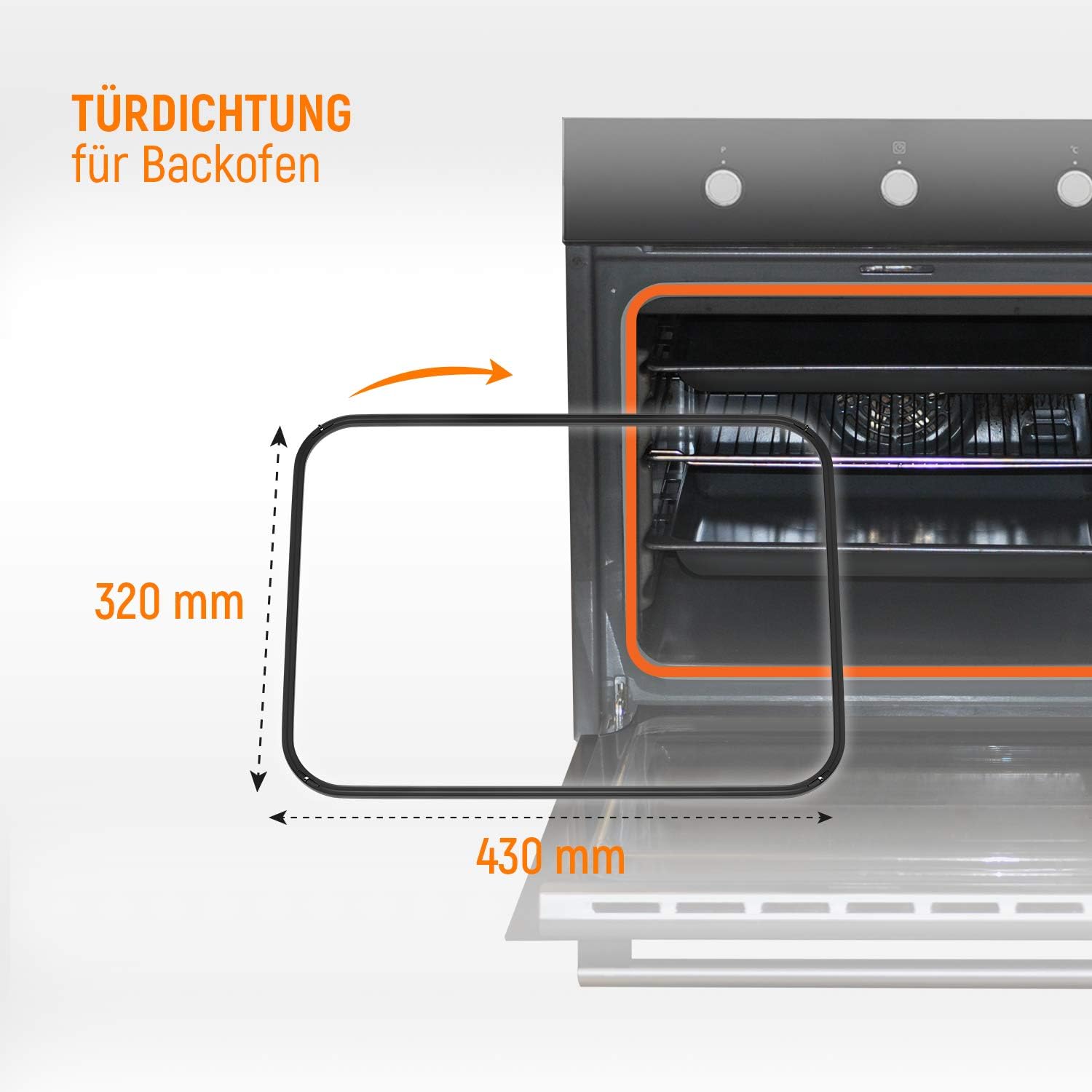 Door Seal Replacement for Ariston C00081579 Rubber Seal Door Rubber Oven Seal All-round with 4 Hooks Oven Door Seal Frame Seal Accessories for Oven/Oven/Cooker 2 Door Seal Replacement for Ariston C00081579 Rubber Seal Door Rubber Oven Seal All-round with 4 Hooks Oven Door Seal Frame Seal Accessories for Oven/Oven/Cooker - الصورة 2