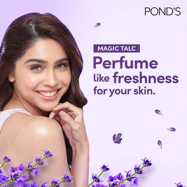 ⁦POND'S Magic Freshness Talc with Acacia Honey|| 100 g⁩ - الصورة ⁦3⁩