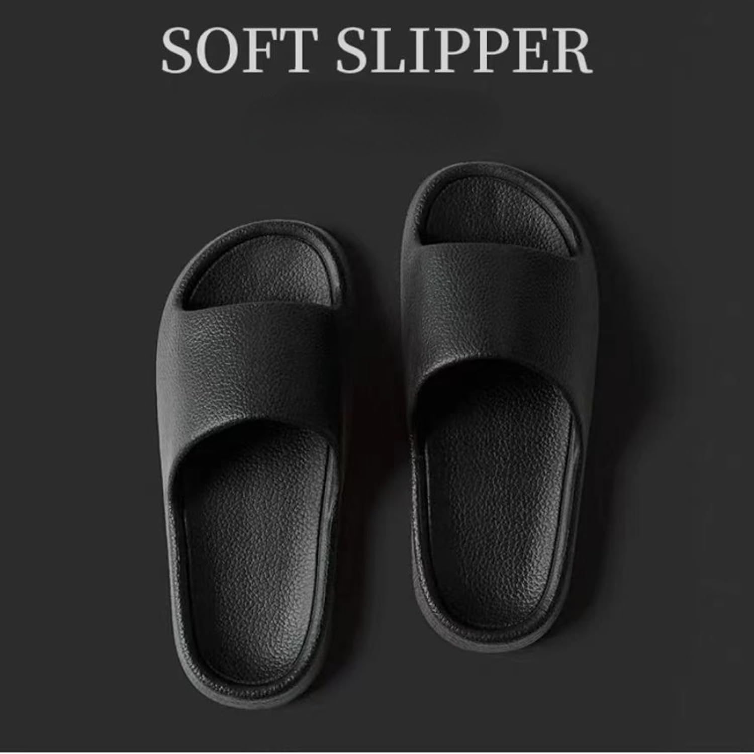 Lightweight Slippers for Women and Men,Quick Drying Non-Slip Slides Bathroom Home Slippers,Soft Sandals for Shower Spa Bath Pool Gym 6 Lightweight Slippers for Women and Men,Quick Drying Non-Slip Slides Bathroom Home Slippers,Soft Sandals for Shower Spa Bath Pool Gym - الصورة 6