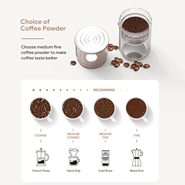 ⁦NALACAL 2 in 1 Cold Brew Dripper for Coffee, 300ml Detachable Glass Cold Brew Maker with Stainless Steel Filter, Glass Airtight & Leak-Proof Pitcher, for Lemonade, Ice Tea⁩ - الصورة ⁦2⁩