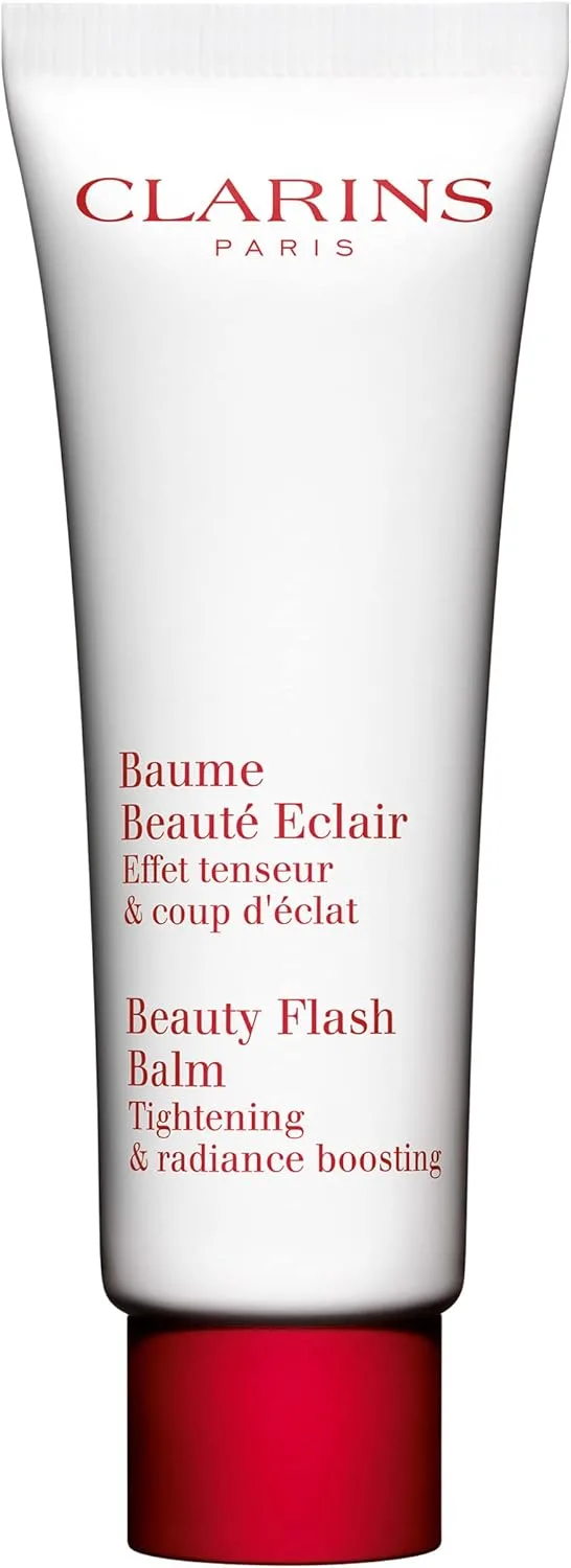 Clarins Beauty Flash Balm 50ml | Radiance Boosting Face Cream with Acerola & Prickly Pear Extracts | Instant Glow & Firming Treatment for Dull, Tired Skin