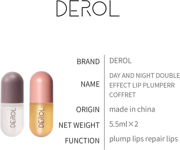 ⁦ANMANSY Lip Plumper,Natural Lip Plumper,lip plumping lip gloss,lip plumper gloss,Lip Enhancer Make Lips Fuller and Moisturizing 5.5ml,Beautiful Fuller,Lip Mask⁩ - الصورة ⁦8⁩