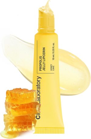 CNP Propolis Jelly Lipcerin™ - 01 Honey Cake, Hydrating Lip Balm & Gloss with Manuka Honey + Hyaluronic Acid, Korean Skincare, 0.3 fl.oz.