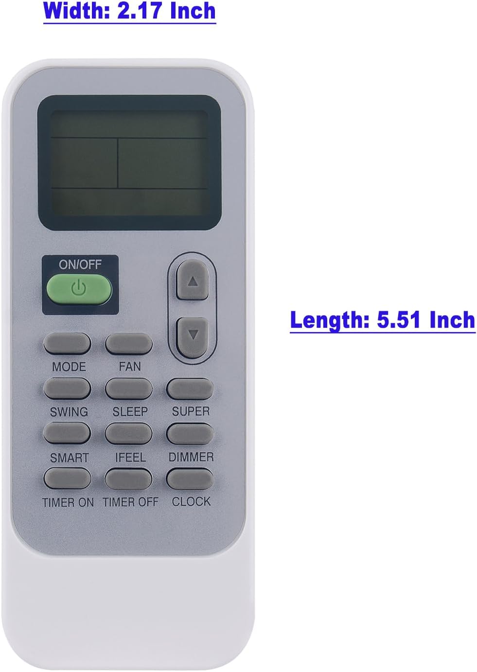 Replacement Remote Control fit for Hisense Kelon Air Conditioner DG11J1-01 DG11J1-04 DG11J1-05 DG11J1-91 DG11J101 DG11J104 DG11J105 DG11J191 6 Replacement Remote Control fit for Hisense Kelon Air Conditioner DG11J1-01 DG11J1-04 DG11J1-05 DG11J1-91 DG11J101 DG11J104 DG11J105 DG11J191 - الصورة 6