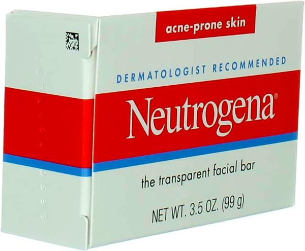 ⁦Neutrogena Acne Prone Skin Formula Facial Bar 3.50 oz (Pack of 4)⁩ - الصورة ⁦2⁩