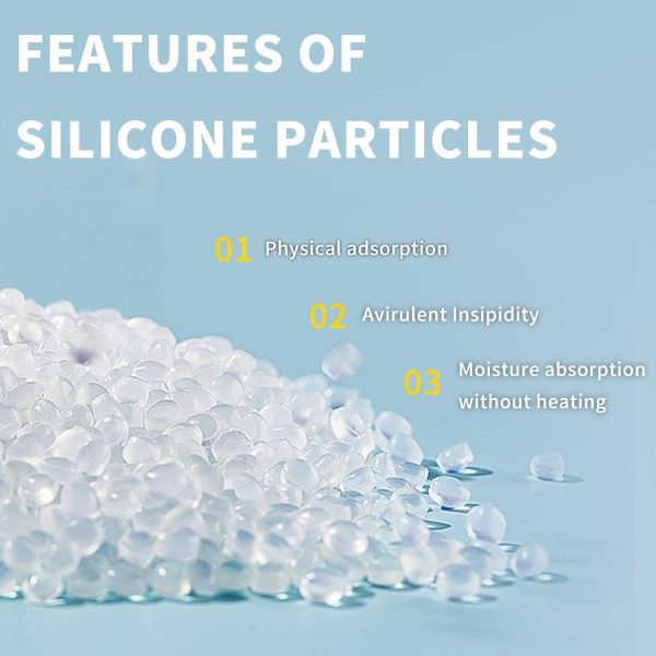 ⁦Paporich 2pcs 400g Car Silica Gel Dehumidifi Reusable, Portable Silica Gel Desiccant Packs, Rechargeable Desiccant, Moisture Absorbing Bag, for Car Interior & Wardrobes⁩ - الصورة ⁦3⁩