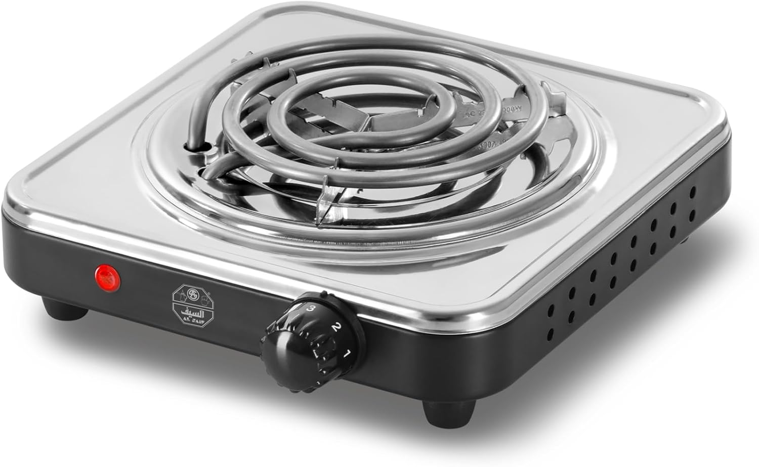 Sword 1000 Watt Electric Stove with Spiral Burner 3 Sword 1000 Watt Electric Stove with Spiral Burner - الصورة 3