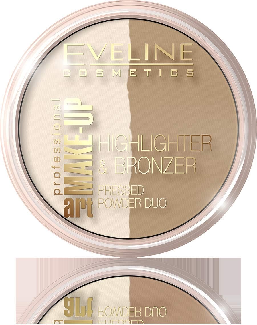 EVELINE ART. MAKE-UP POWDER DUO NO 56 GLAM LIGHT 1 EVELINE ART. MAKE-UP POWDER DUO NO 56 GLAM LIGHT