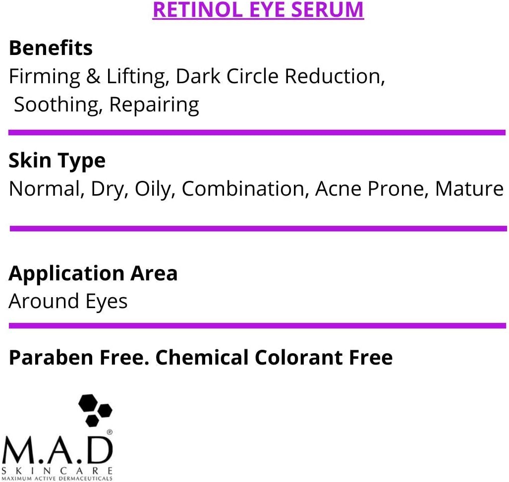 سيروم مضاد لعلامات تقدم السن حول العين بالريتينول من ام ايه دي 15 غرام سكين كير للجنسين 2 سيروم مضاد لعلامات تقدم السن حول العين بالريتينول من ام ايه دي 15 غرام سكين كير للجنسين - الصورة 2