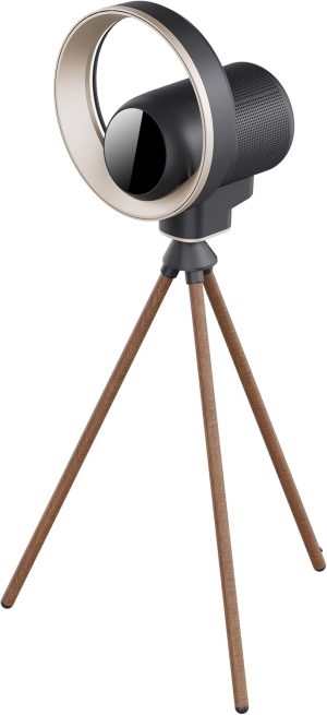 Orizon Bladeless Air Purifier with HEPA Filter, UV Light, Air Quality Sensor, 99.97% Particle Capture