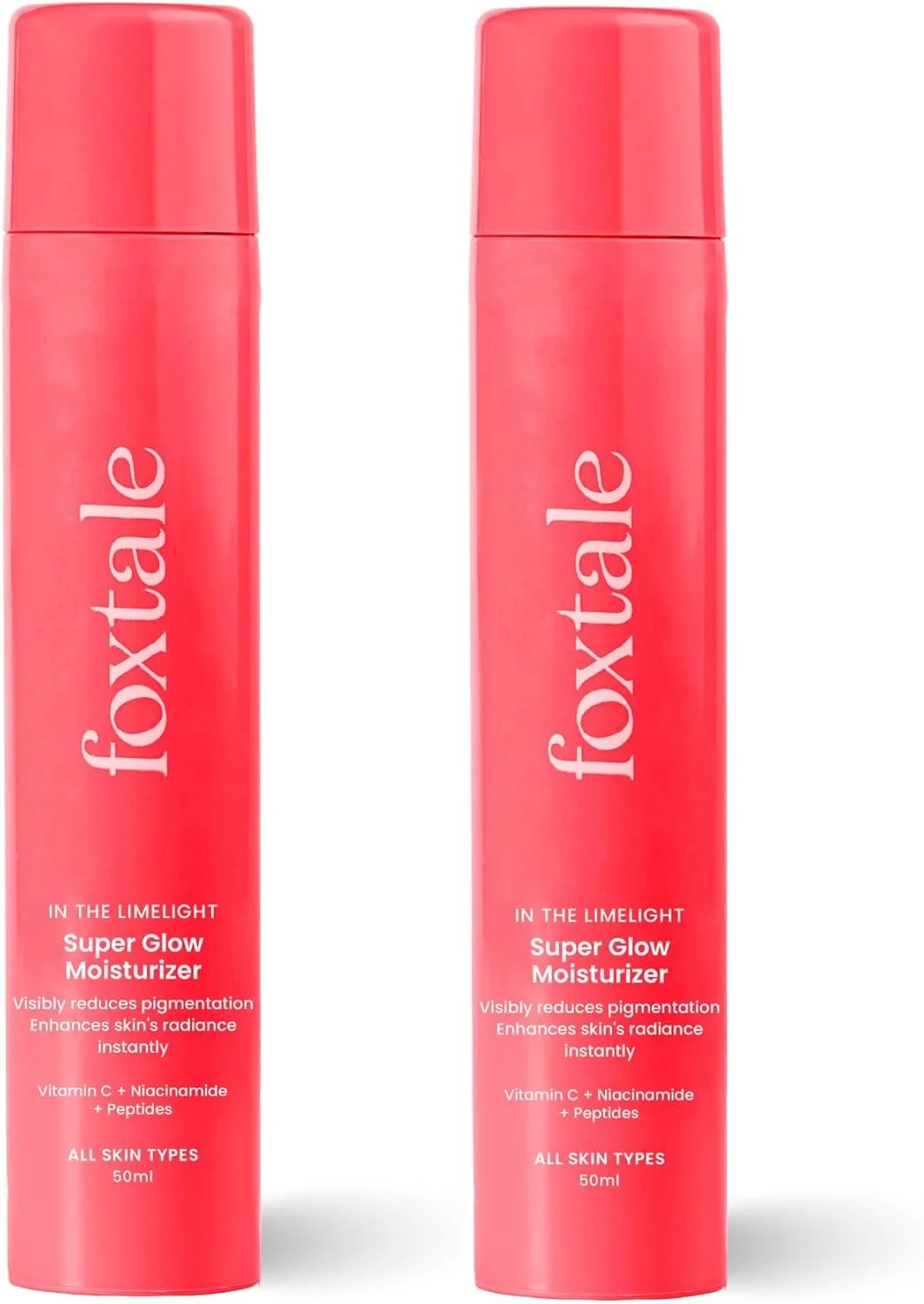 FoxTale Super Glow Moisturizer Cream With Nano Vitamin C | Niacinamide | Encapsulated Peptides Bright Skin From 1St Use | Goes 2X Deeper | For All Skin Types | Men & Women - 50Ml (Pack Of 2) 8 FoxTale Super Glow Moisturizer Cream With Nano Vitamin C | Niacinamide | Encapsulated Peptides Bright Skin From 1St Use | Goes 2X Deeper | For All Skin Types | Men & Women - 50Ml (Pack Of 2)