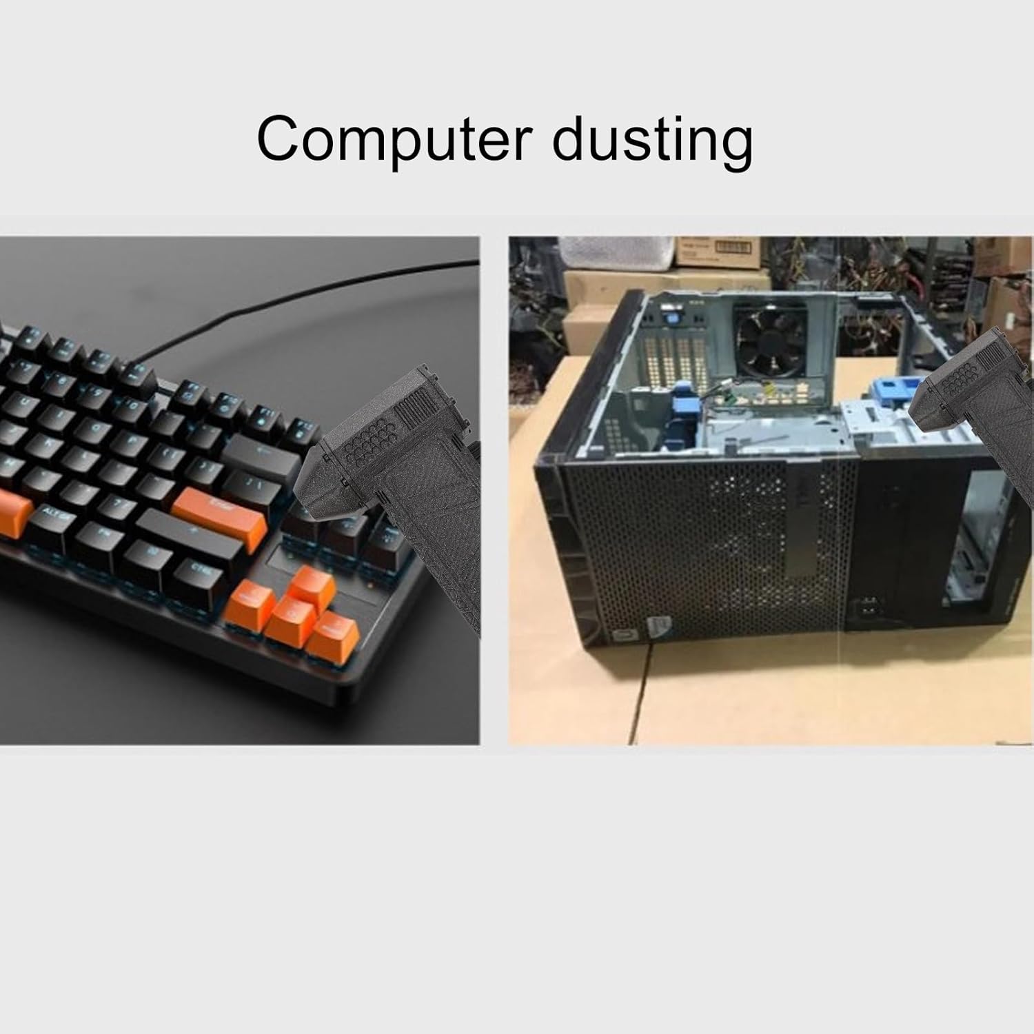 Jet Dry Blower, 300000RPM Electric Air Duster Stepless Speed Adjustment Portable Jet Blower for Computer Keyboard Car Cleansing, 15W Fast Charging 5 Jet Dry Blower, 300000RPM Electric Air Duster Stepless Speed Adjustment Portable Jet Blower for Computer Keyboard Car Cleansing, 15W Fast Charging - الصورة 5