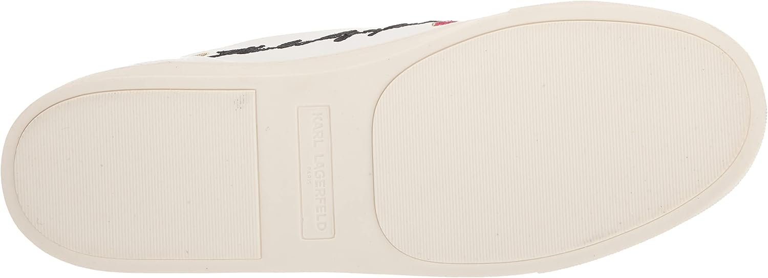 كارل لاغرفيلد باريس حذاء رياضي للنساء من كيت بينز, أبيض ساطع 4 كارل لاغرفيلد باريس حذاء رياضي للنساء من كيت بينز, أبيض ساطع - الصورة 4