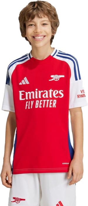 Adidas Kids Boy's Regular Fit T-Shirt (IS8141 Red