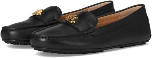 Lauren Ralph Lauren Women's Barnsbury Burnished Leather Driver Driving Style Loafer
