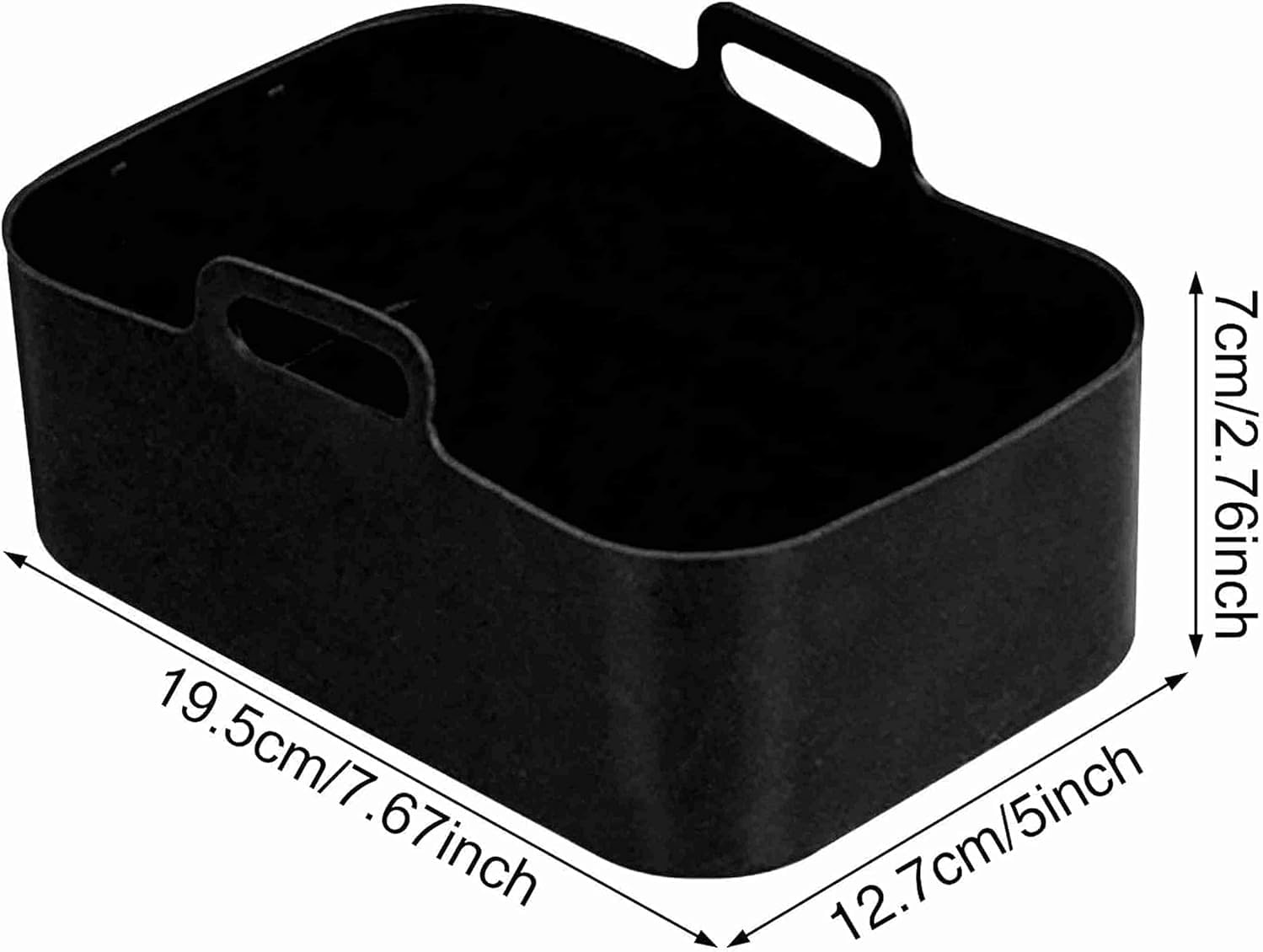 وعاء سيليكون للمقلاة الهوائية نينجا فودي دوال DZ201، بطانات سيليكون قابلة لاعادة الاستخدام، سلة مقلاة هوائية مستطيلة سعة 8 كوارت، ملحقات مقلاة هوائية (اسود) 5 وعاء سيليكون للمقلاة الهوائية نينجا فودي دوال DZ201، بطانات سيليكون قابلة لاعادة الاستخدام، سلة مقلاة هوائية مستطيلة سعة 8 كوارت، ملحقات مقلاة هوائية (اسود) - الصورة 5