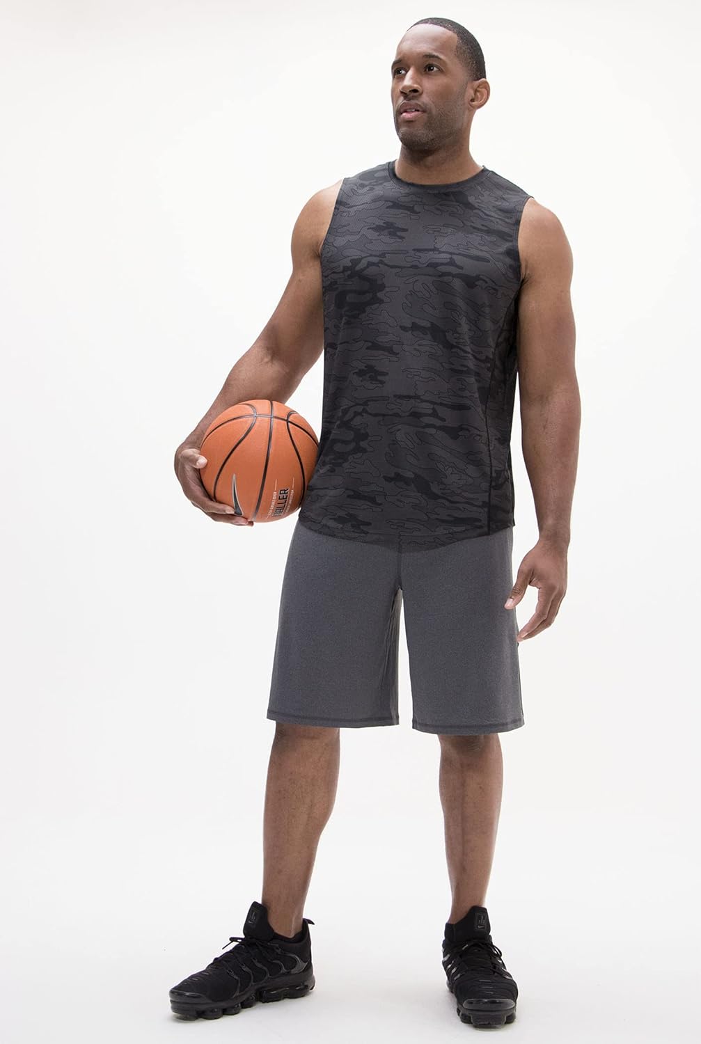 DEVOPS 3 Pack Men's Muscle Shirts Sleeveless Dri Fit Gym Workout Tank Top 6 DEVOPS 3 Pack Men's Muscle Shirts Sleeveless Dri Fit Gym Workout Tank Top - الصورة 6