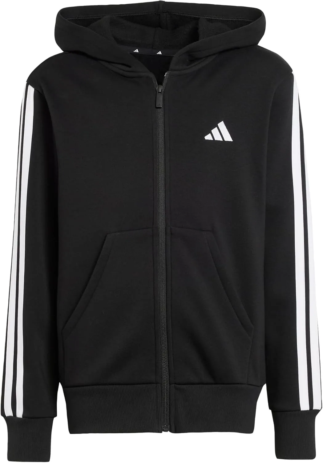 adidas Unisex Kids Essentials Full Zip Hoodie HOODED TRACK TOP (pack of 1)