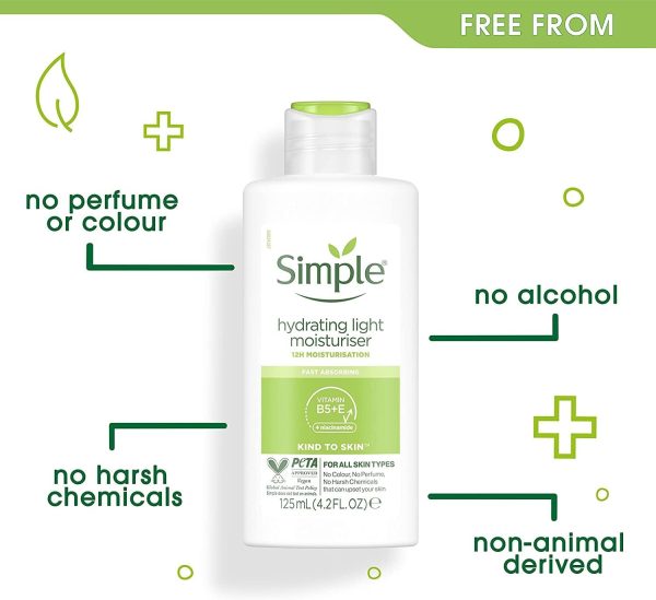 ⁦Simple Hydrating Light Moisturizer, 4.2 Ounce⁩ - الصورة ⁦3⁩