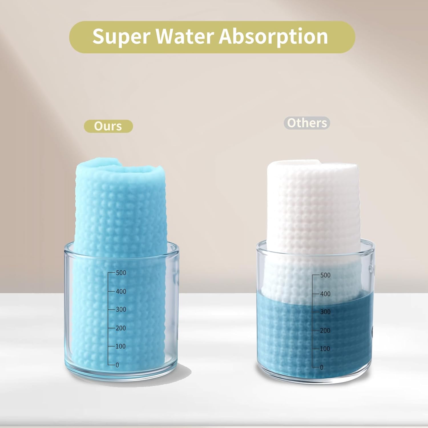 O2frepak Thick Face Towels,25x30cm Disposable Face Towelettes XL,Travel Portable,Ultra Soft Dry Makeup Removing Wipes for Sensitive and Baby Skin,50 Count (1 Pack) 3 O2frepak Thick Face Towels,25x30cm Disposable Face Towelettes XL,Travel Portable,Ultra Soft Dry Makeup Removing Wipes for Sensitive and Baby Skin,50 Count (1 Pack) - الصورة 3